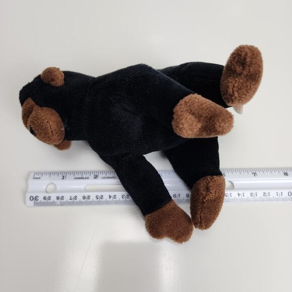 Ty Beanie Babies 1996 Congo the Gorilla Beanbag Plush Black Brown 6" Without Tag - Picture 8 of 8